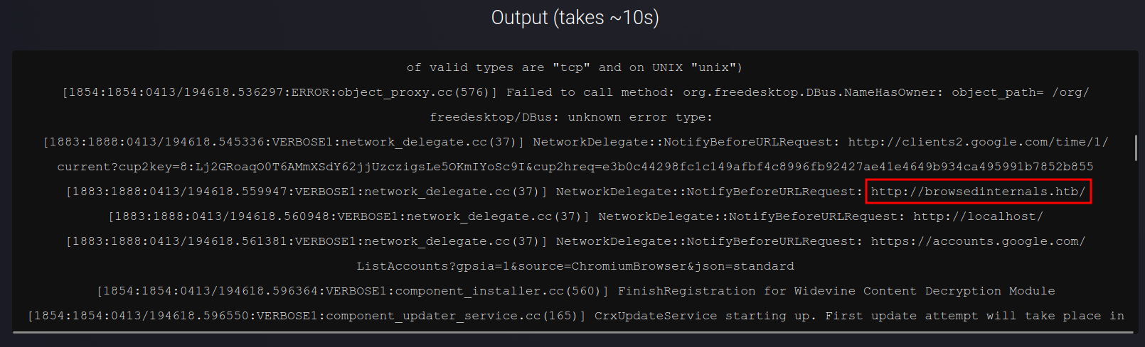 Output Upload